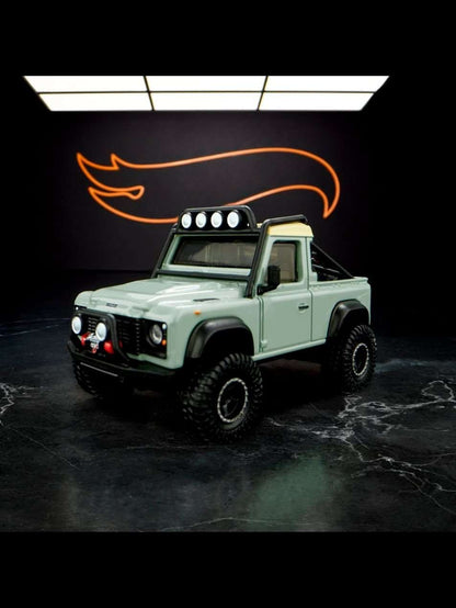 Hotwheels Elite 64 Series Land Rover Defender 90 Pickup (with protector) imported rlc 1:64 Scale