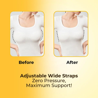 All in One Bra - Seamless, Anti-sagging & Visually Slimming - Pack OF 3 (Black,Grey & Beige Colors)