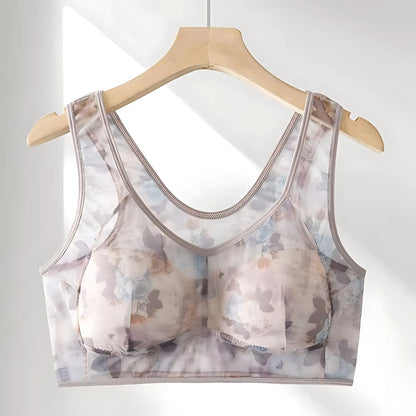 Pack Of 6 Ice Silk Lace Cooling Summer Bras