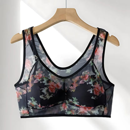 Pack Of 6 Ice Silk Lace Cooling Summer Bras
