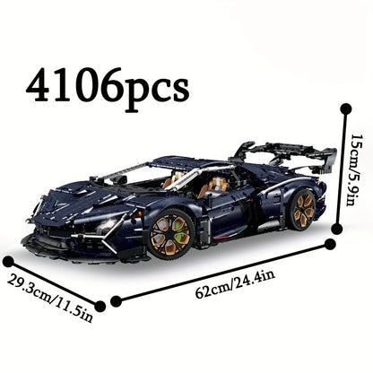 Limited Edition Starry Sky Fashion Sports Car Building Block Toy