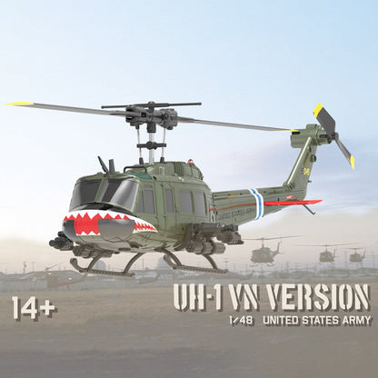 C032 1/48 Scale UH-1 Huey 2.4G 6CH Flybarless RC Helicopter Model (RTF Version)