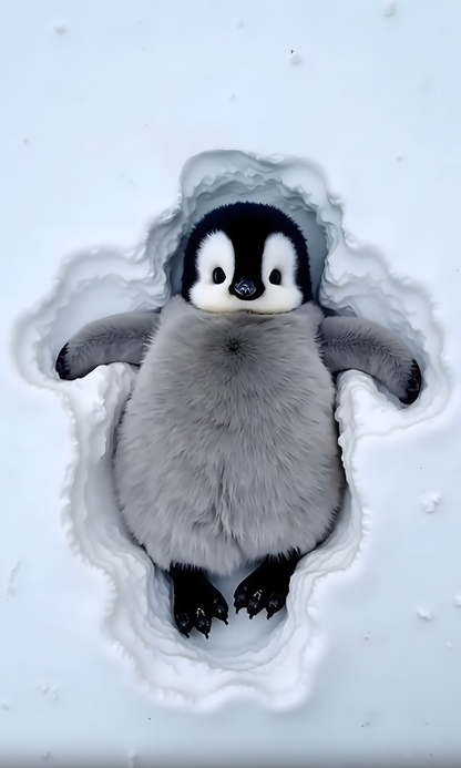 Realistic Baby Penguin Doll