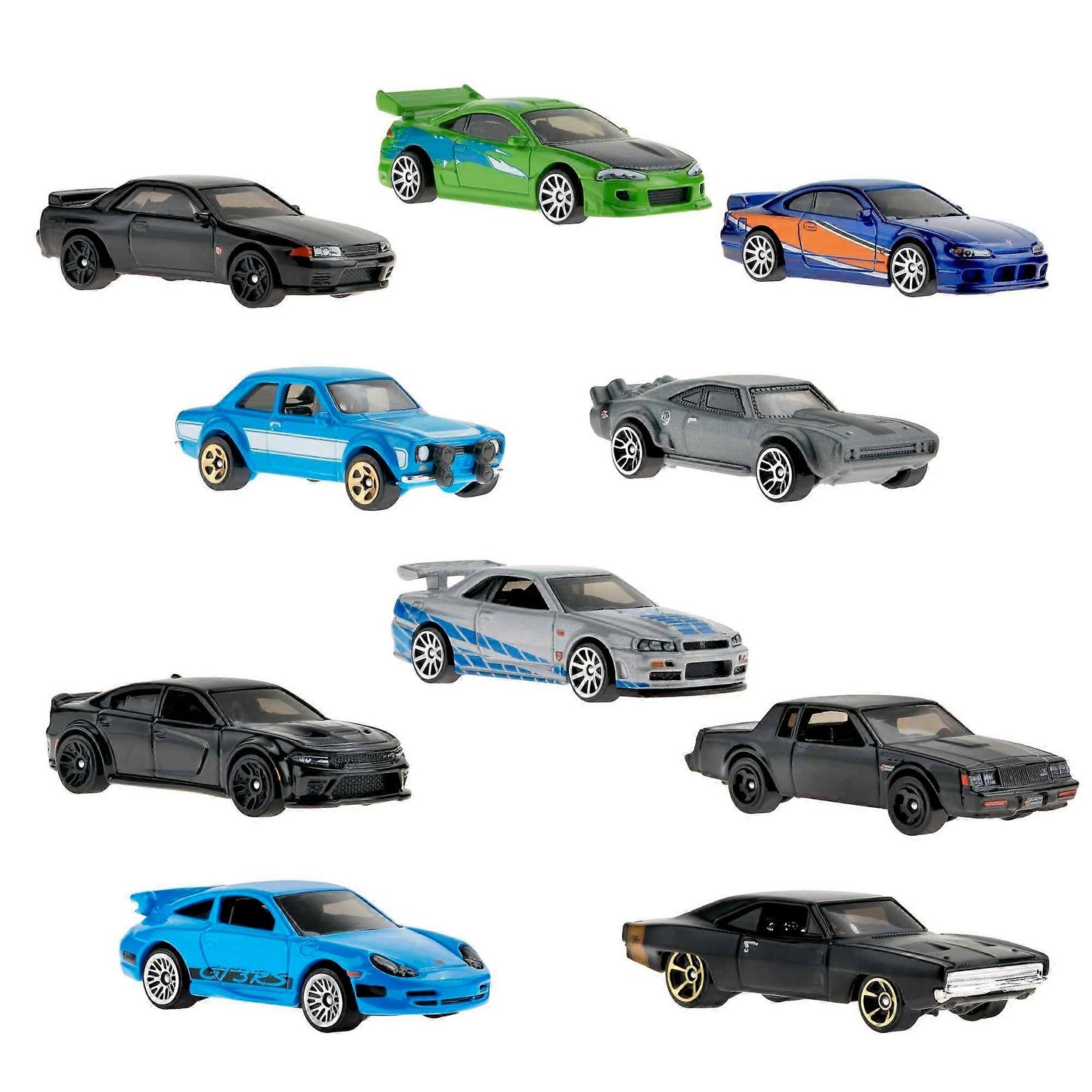 Fast and Furious 10 Car Pack Eclipse Skyline Mini Car Silvia Dutch Charger