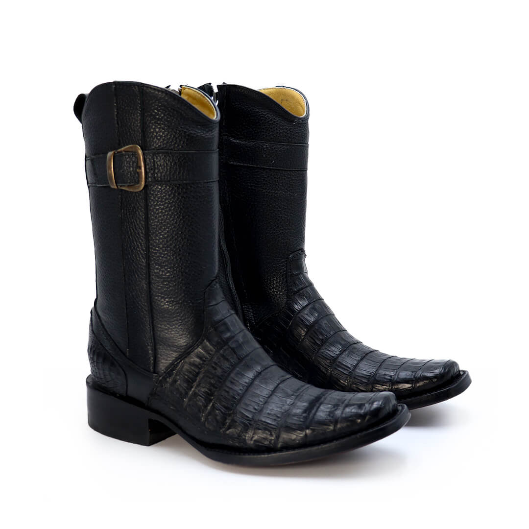 Bota vaquera de piel de cocodrilo modelo Fenix