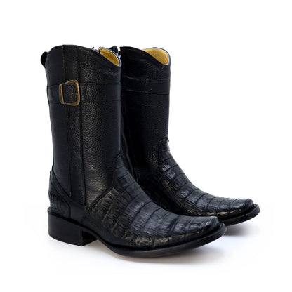 Bota vaquera de piel de cocodrilo modelo Fenix