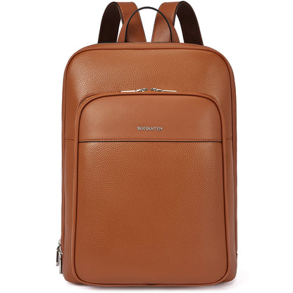 Vintage Leather Laptop College Travel Backpack