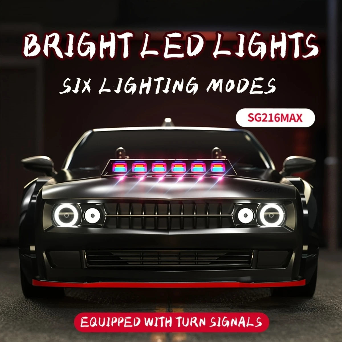 [4WD RC Car] 70KM/H High Speed 4WD Brushless RC Car, 2.4GHz Remote Control