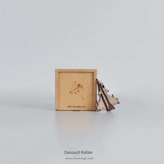 Dassault Rafale - Wooden Brooch
