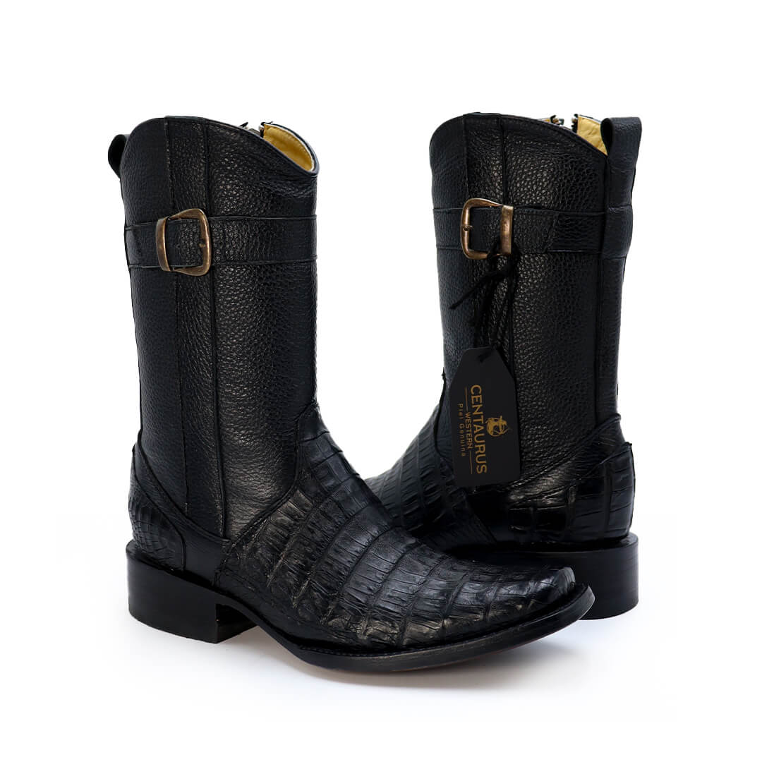 Bota vaquera de piel de cocodrilo modelo Fenix