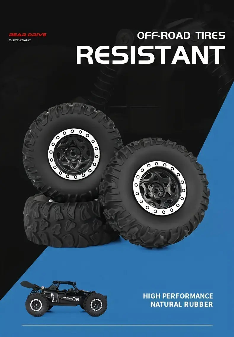 JJR/C 1:16 Small High-speed Off-road 2.4G Remote Control Car, Drifting 20KM/H, Rechargeable 500mAh Battery, USB Charging