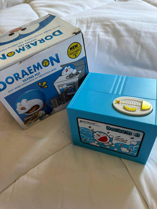 Doraemon Cartoon Cat Electric Savings Cute Stealing Money Cat Greedy Money Eating Money Cat