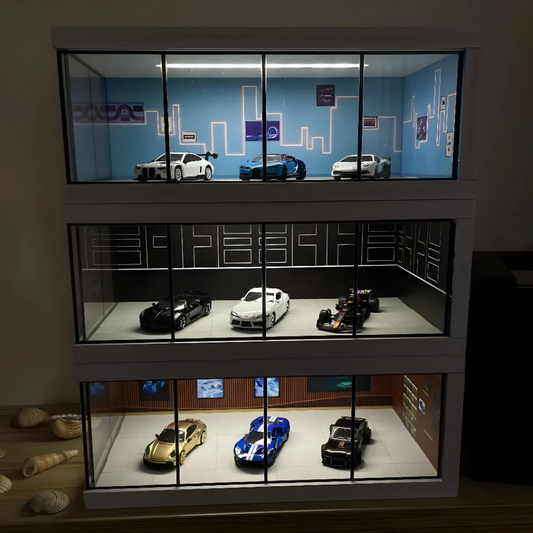 Luxury Miniature Car Showroom for 1:24, 1:43 & 1:64 Models