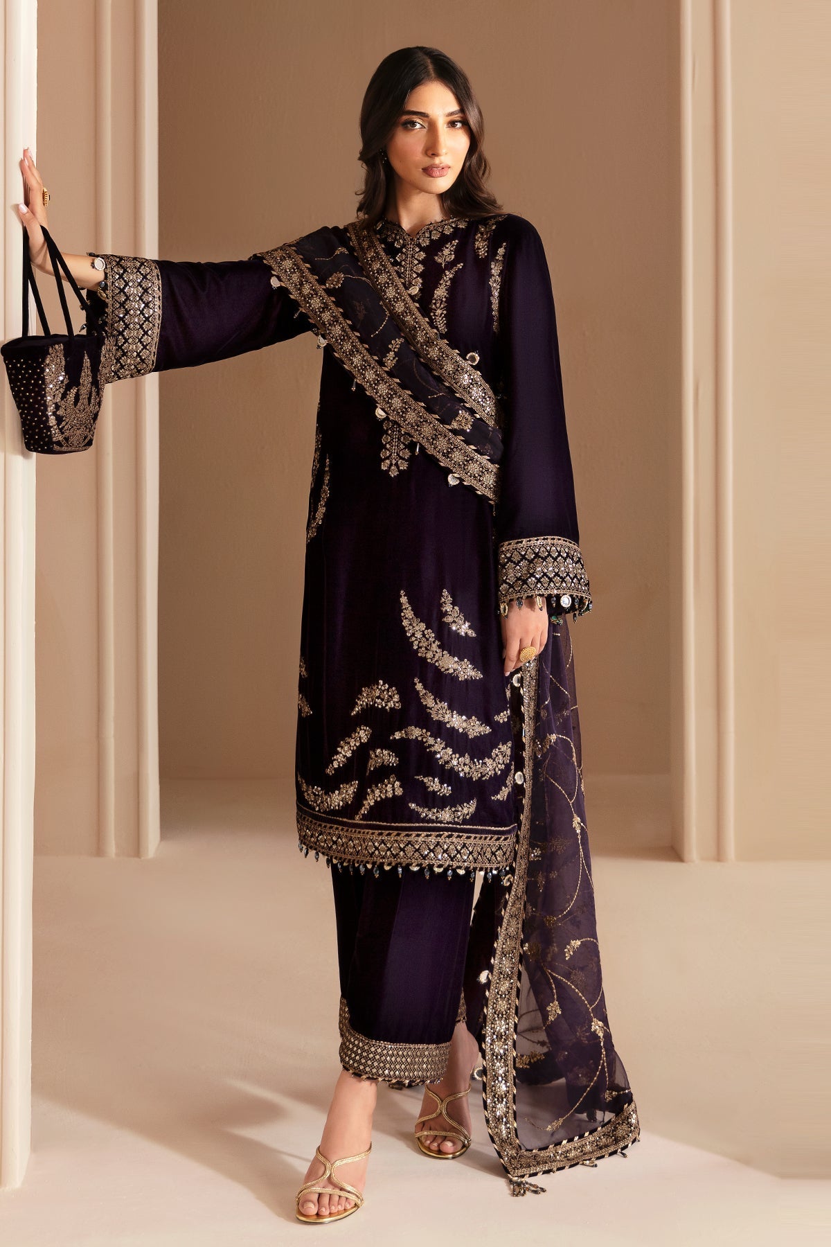 Jazmin The Velvet Embroidered Formals