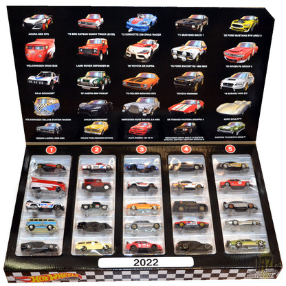 Hot Wheels Boulevard 25-Car Factory Set Premium 1:64 Scale