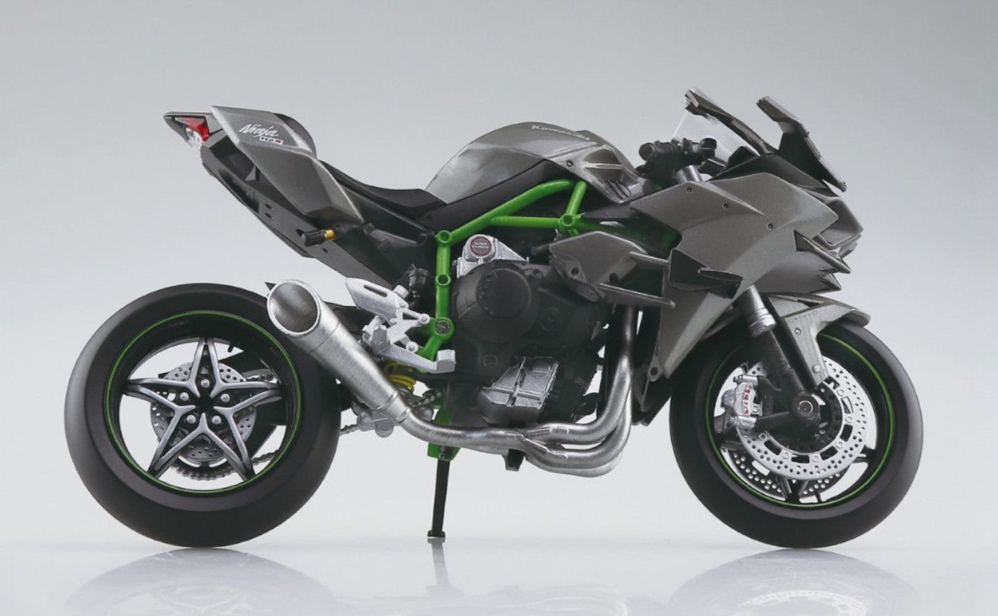 Kawasaki Ninja H2R Scale Model bike collectible 1:9 - Big Size