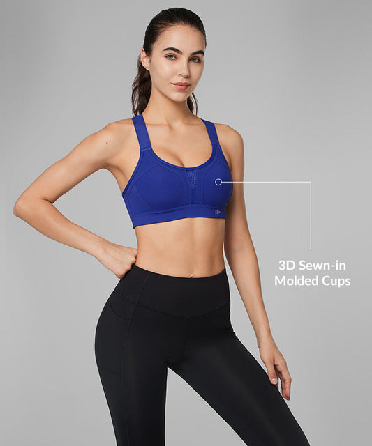 Power Adjustable Criss Cross Running Bra | Women's High Support Sports Bra (Pack Of 5)