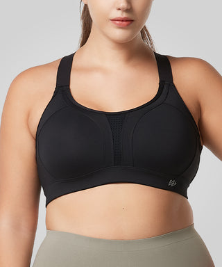Power Adjustable Criss Cross Running Bra | Women's High Support Sports Bra (Pack Of 5)