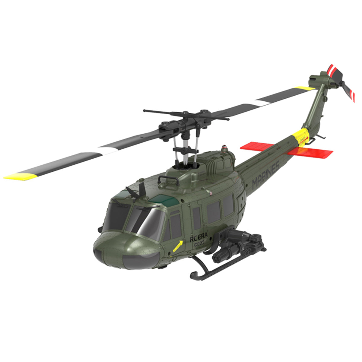 C032 1/48 Scale UH-1 Huey 2.4G 6CH Flybarless RC Helicopter Model (RTF Version)