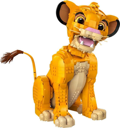 Disney Simba The Young Lion King Building Toy Collectable Creative Animal Figure Relaxing Activity