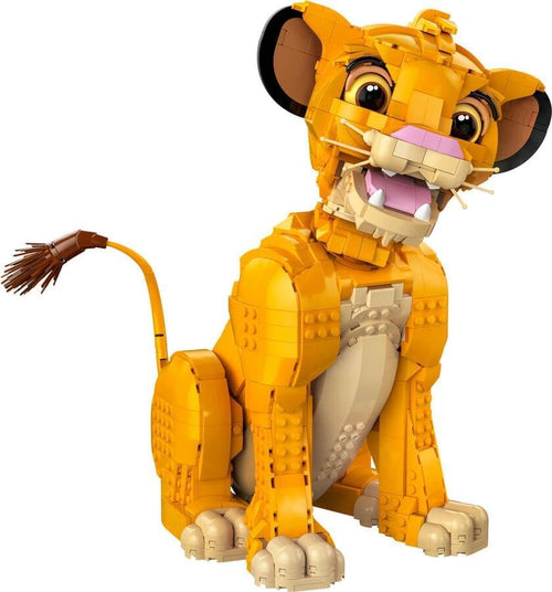 Disney Simba The Young Lion King Building Toy Collectable Creative Animal Figure Relaxing Activity