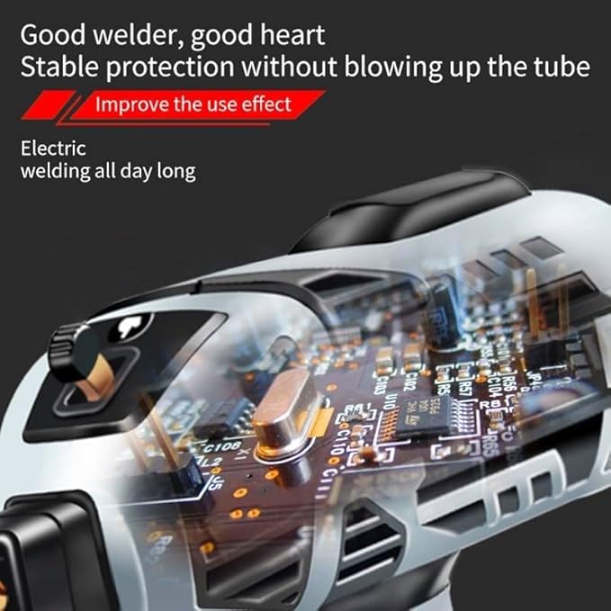 Portable ARC Welder Machine Gun, 4600W IGBT Standing Handheld Welding Machine, 6 variable current adjustment, Welder Machine Kit