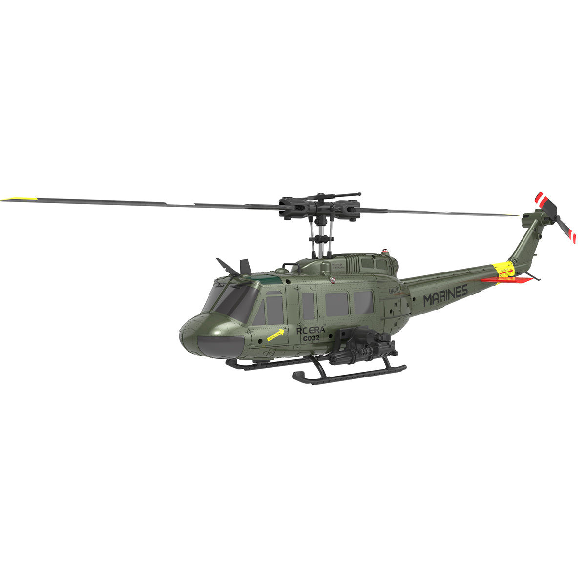 C032 1/48 Scale UH-1 Huey 2.4G 6CH Flybarless RC Helicopter Model (RTF Version)