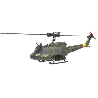 C032 1/48 Scale UH-1 Huey 2.4G 6CH Flybarless RC Helicopter Model (RTF Version)