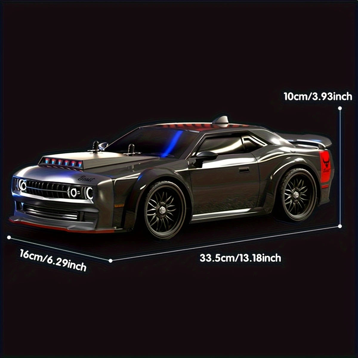 [4WD RC Car] 70KM/H High Speed 4WD Brushless RC Car, 2.4GHz Remote Control