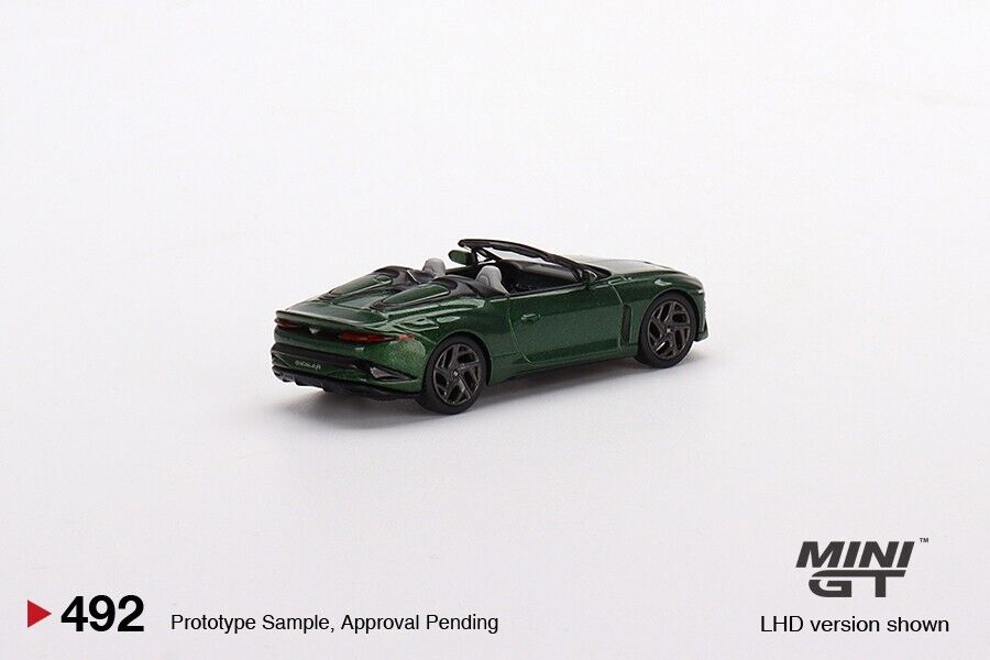 Mini GT 1:64 Bentley Mulliner Bacalar Scarab Green #492