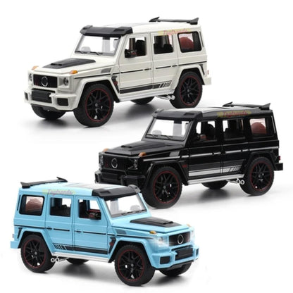 1/18 Pullback G Wagon Brabus, Die Cast Brabus with Lights, Door Open Car, Collectible Toy Car Series