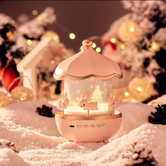 Rotating Projector Lamp Star Projector Night Light for Kids Baby Sound Machine Night Light for Room