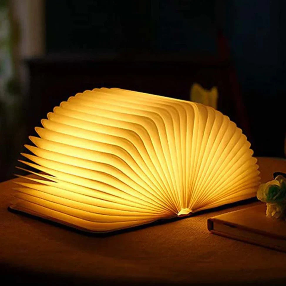 Book Lamp Rechargeable LED Book