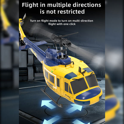 C032 1/48 Scale UH-1 Huey 2.4G 6CH Flybarless RC Helicopter Model (RTF Version)