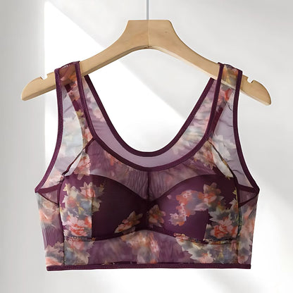 Pack Of 6 Ice Silk Lace Cooling Summer Bras