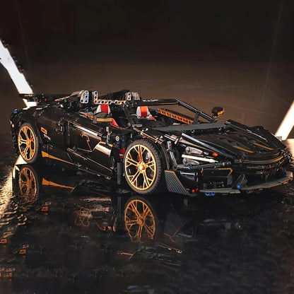 Super Sports Car Model High Difficulty 3D Adult Large Quantity Building Blocks