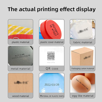 Portable Small Coder,handheld Inkjet Printer Gun,printing Height 2-12.7mm,portable Handheld Inkjet Printer,4.3 Inch Production Date Printer