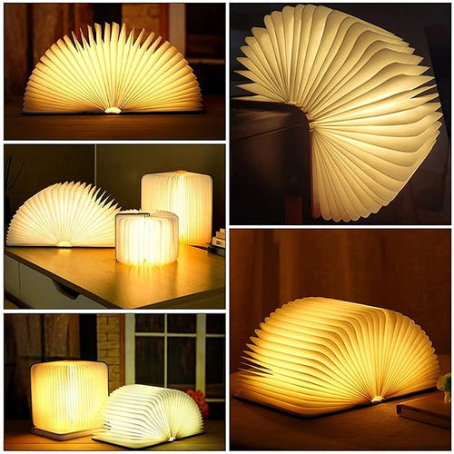 Book Lamp Rechargeable LED Book