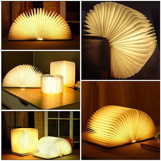 Book Lamp Rechargeable LED Book