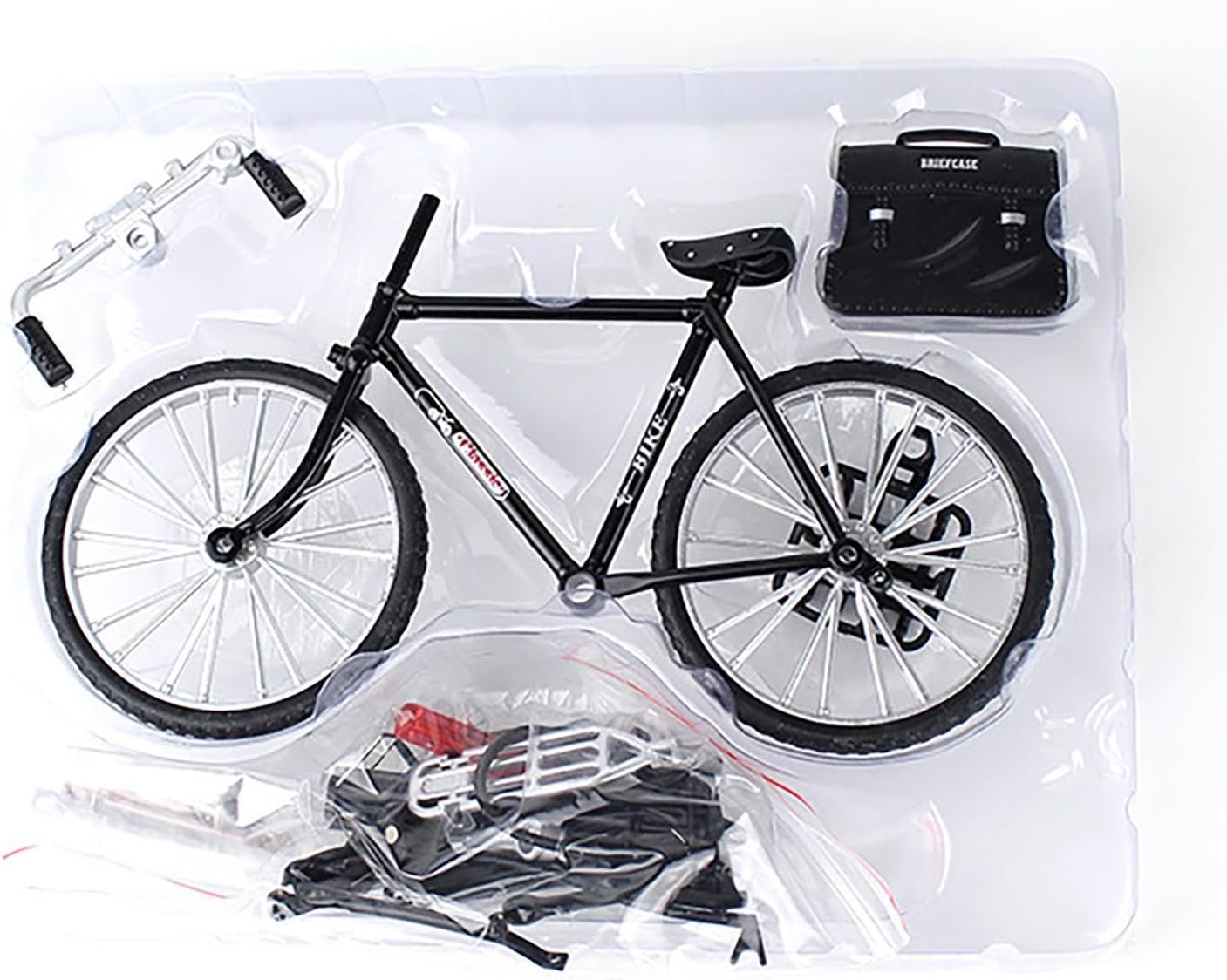 Finger Bikes, DIY Bicycle Model Scale Kit, Creative Iron Table Ornament Toys, Finger Toys, Metal Bicycle Model Collections