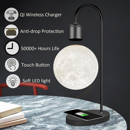 🌙 Magnetic Levitation Moon Lamp