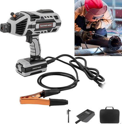Portable ARC Welder Machine Gun, 4600W IGBT Standing Handheld Welding Machine, 6 variable current adjustment, Welder Machine Kit