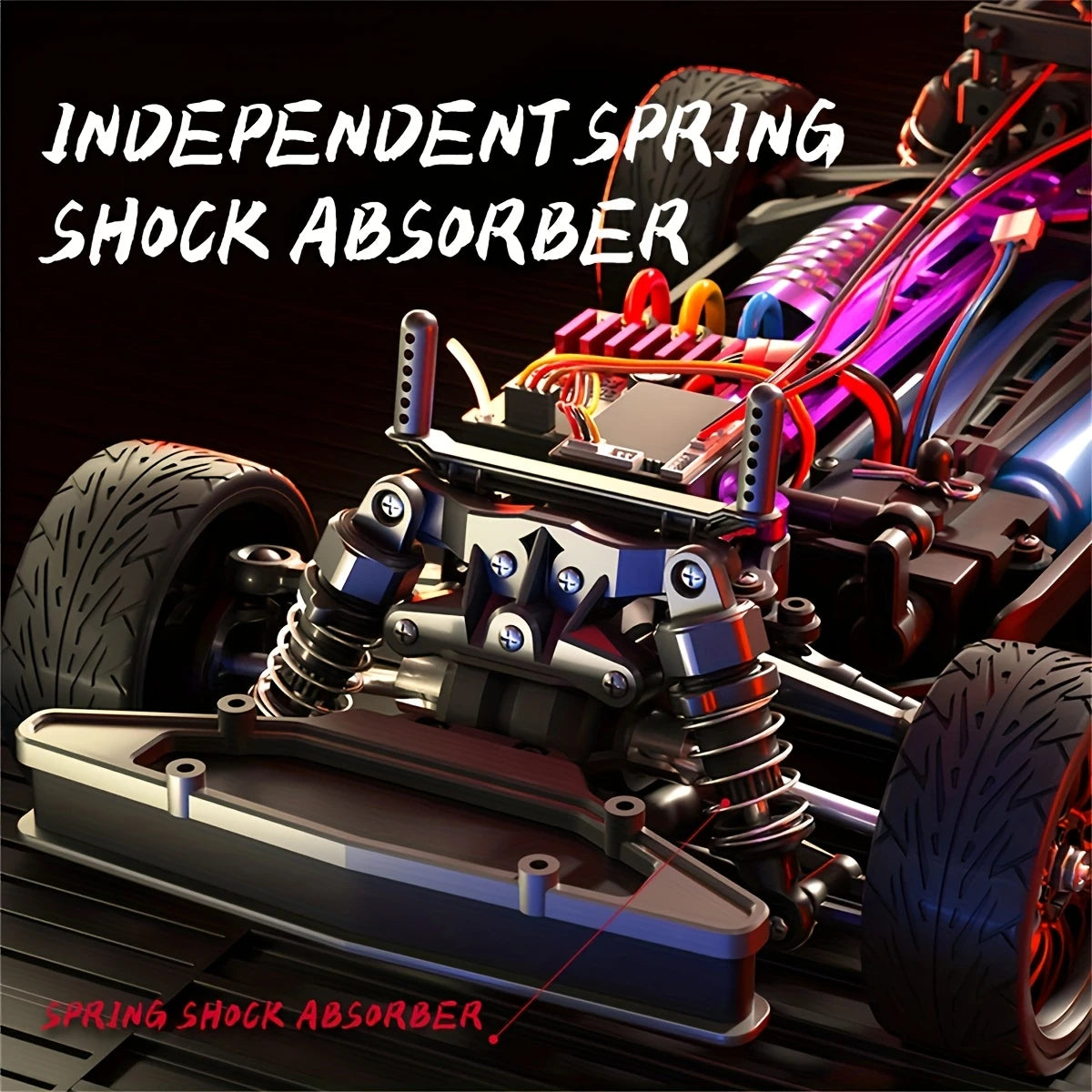 [4WD RC Car] 70KM/H High Speed 4WD Brushless RC Car, 2.4GHz Remote Control