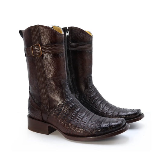 Bota vaquera de piel de cocodrilo modelo Fenix