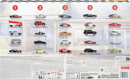 Hot Wheels Boulevard 25-Car Factory Set Premium 1:64 Scale