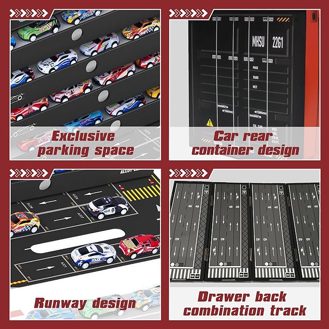 48 Car Set - Cast Pull Back Cars