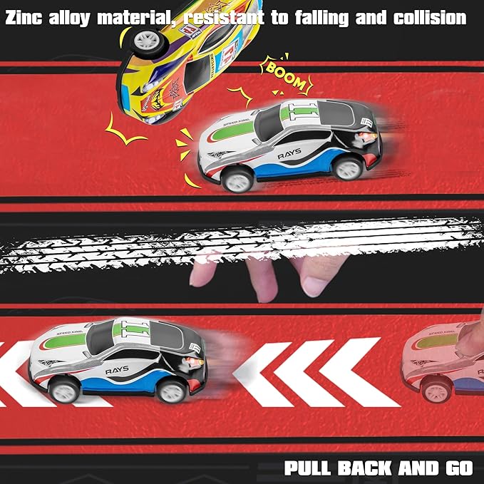 48 Car Set - Cast Pull Back Cars