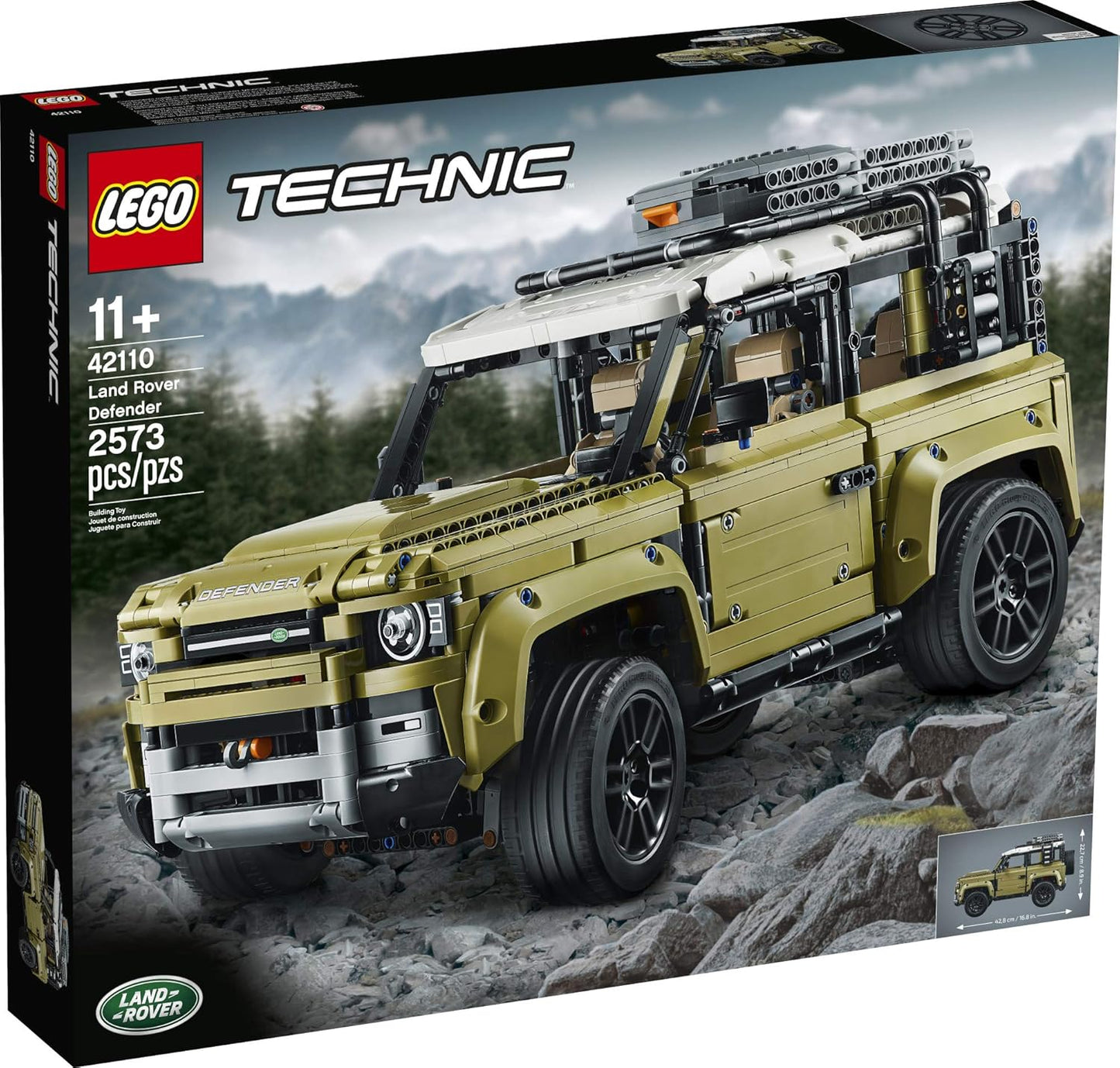 Technic Land Rover Defender 42110 Building Kit (2573 Pieces)