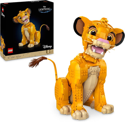 Disney Simba The Young Lion King Building Toy Collectable Creative Animal Figure Relaxing Activity