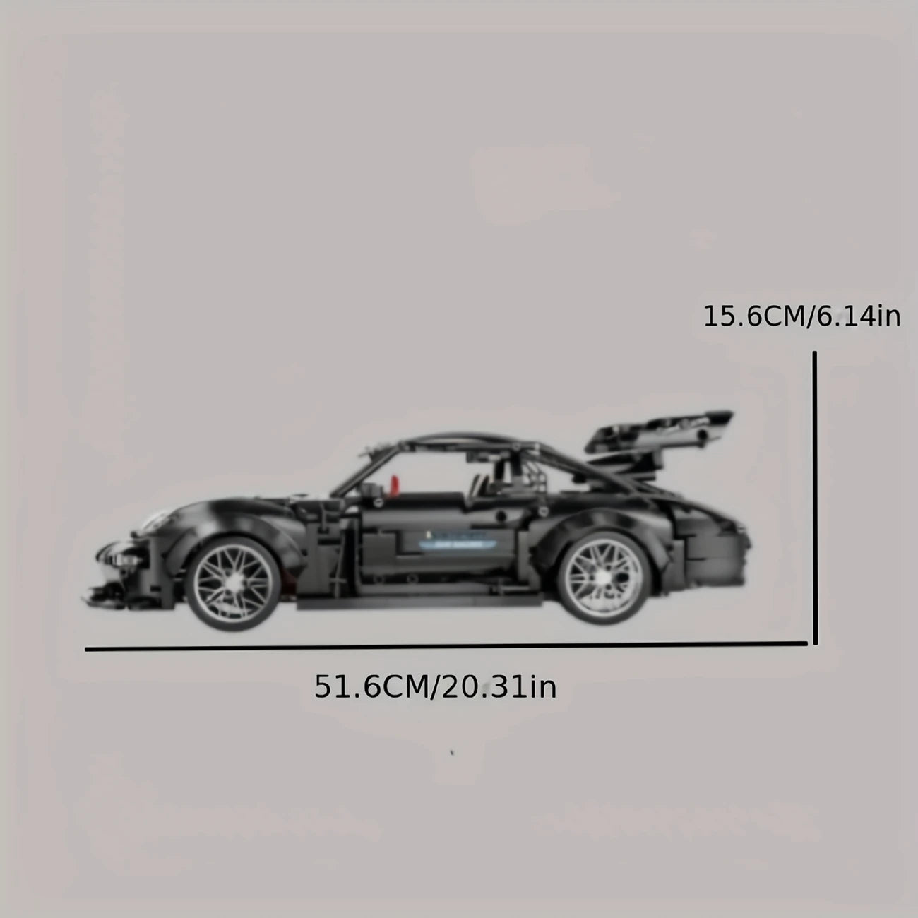 Black High-Precision Assembly Toy Car Model of The Bull Demon King